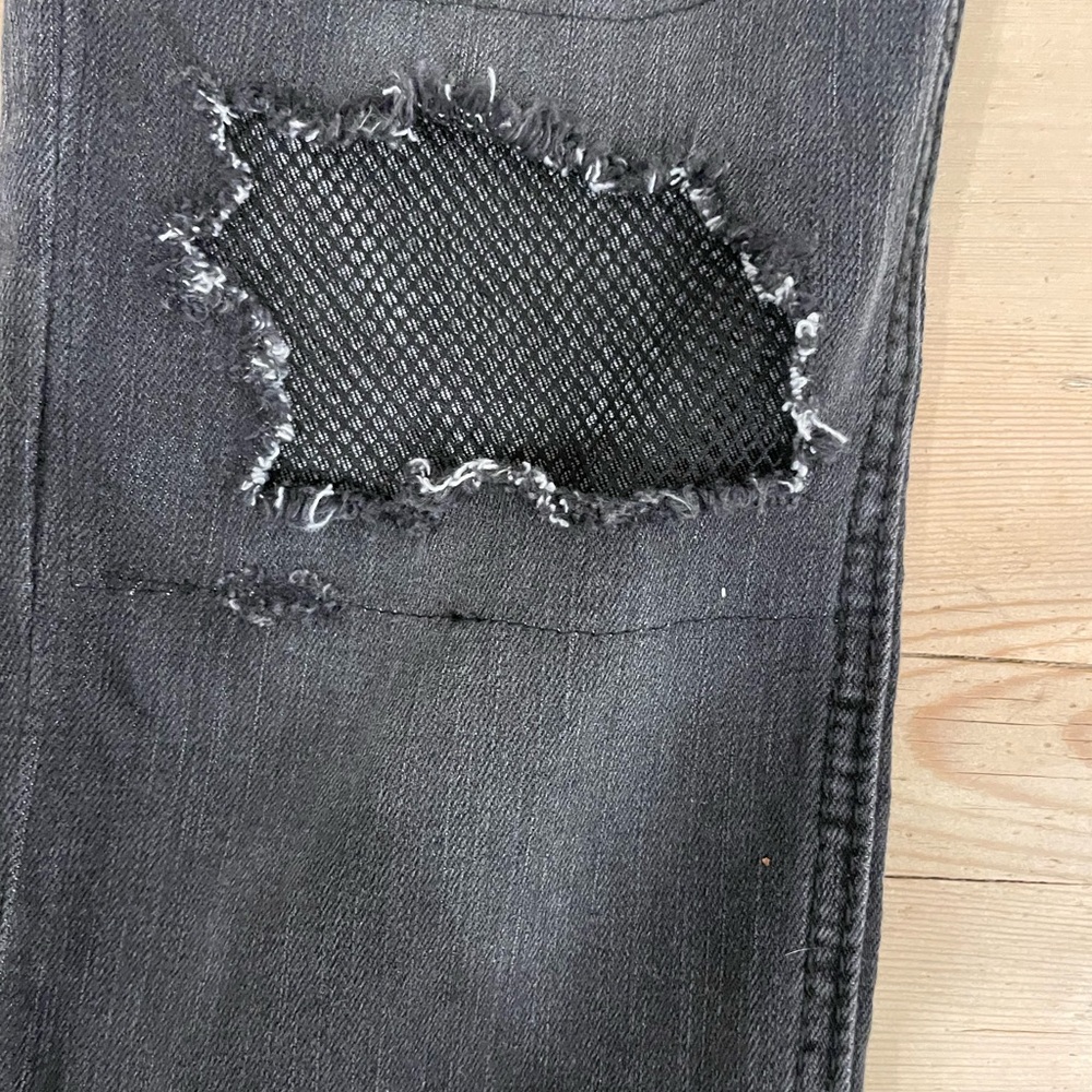 Free people skinny jeans distressed with mesh - Picture 6 of 6
